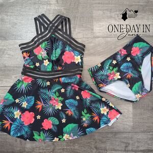 Charmo Swimdress Tankini Swimsuit Size 8T